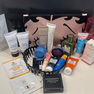 Betty Boop Cosmetic Bag with Assorted Beauty Products